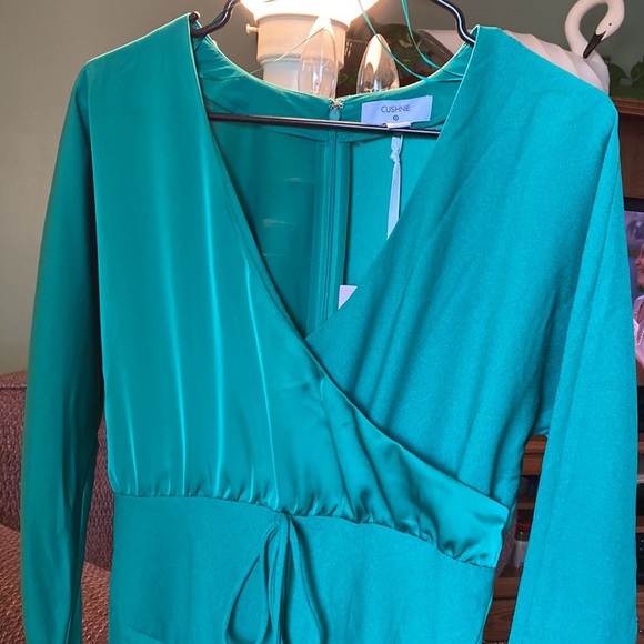 NWT Cushnie Emerald Green Dress - Picture 10 of 12
